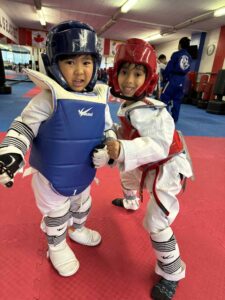 2 students posing